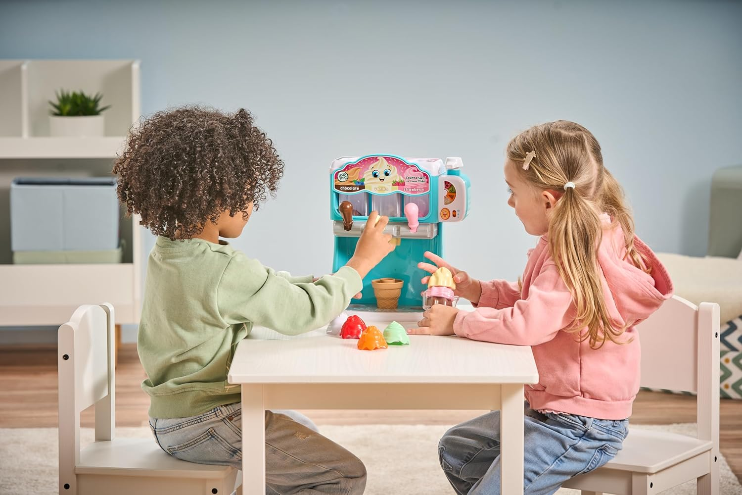 Leapfrog Count and Swirl Ice Cream Maker - Ice Cream Maker, Role Play Toy - 619003 - Multicoloured image number 1