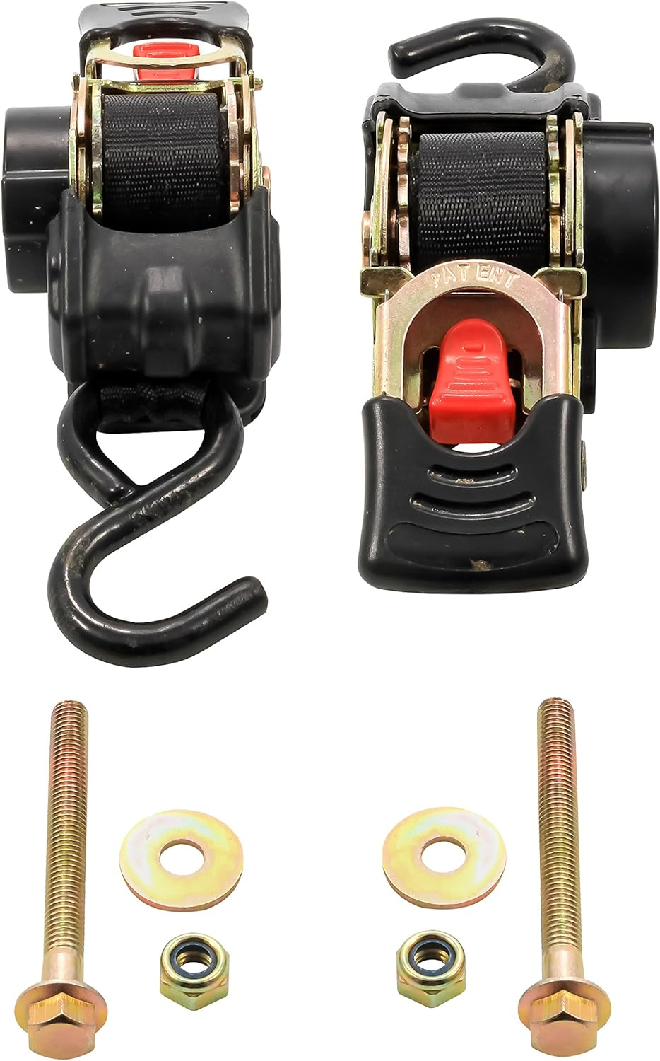 Camco Retractable Transom Tie down Strap - Secures Your Boat While Traveling |Bolt-On Design |1,500 Lb. Break Strength | Measures 1&rdquo; W , 5 &frac12; &rsquo; L |Durable & Corrosion Resistant Design - (50032) image number 5