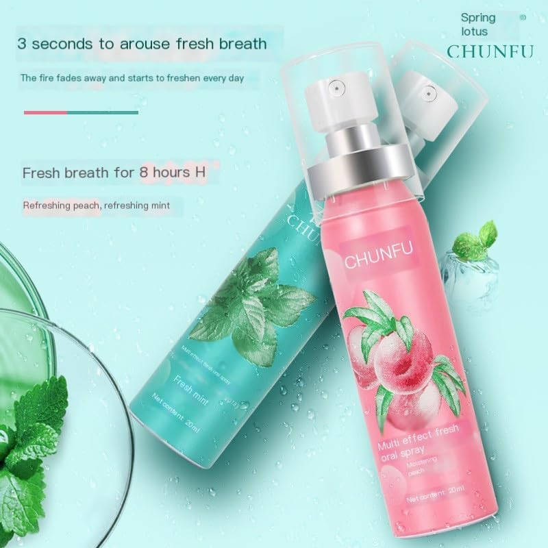 Oral Spray for Breath,20Ml Oral Care Health Spray for Dry Mouth | Mouth Spray Oral Care for Breath Freshening for Camping, Travel Use image number 2