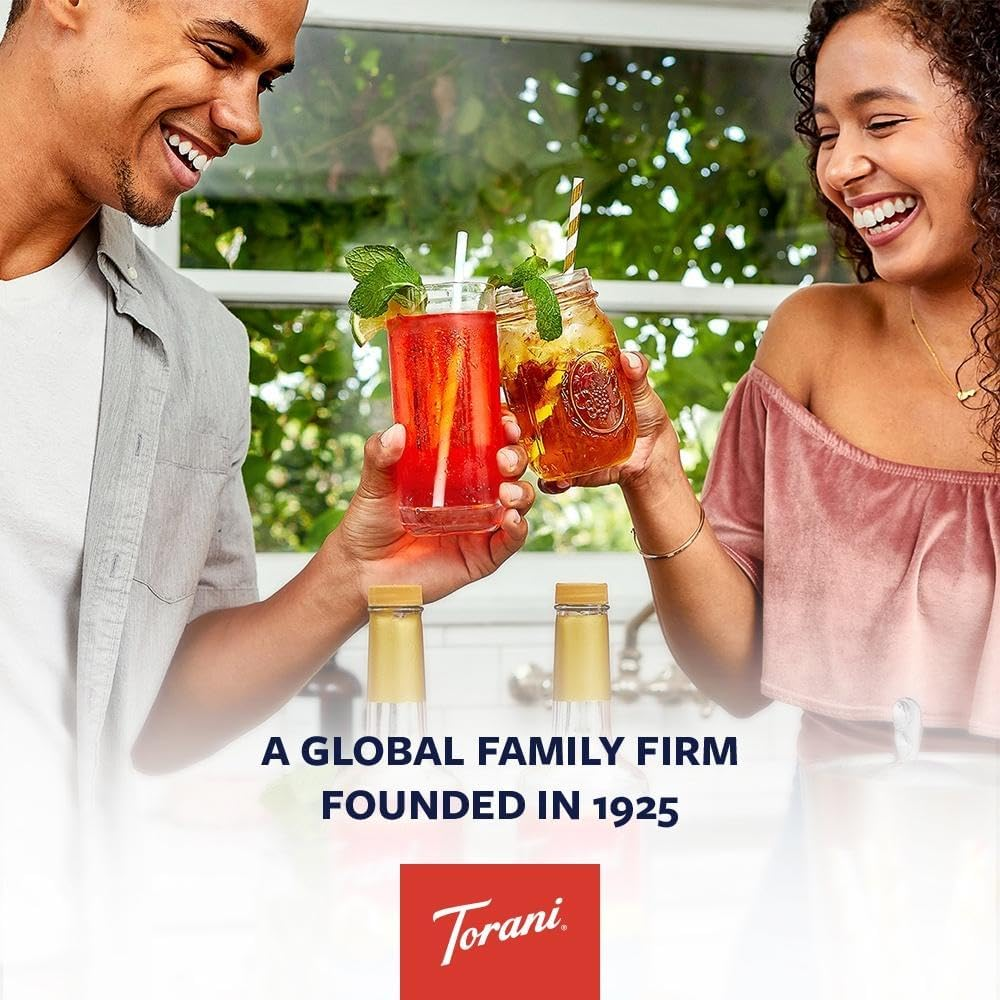 Torani Peach Syrup (750Ml) - Premium Cane Sugar Cocktail Syrup Flavouring for Iced Tea, Sodas, Bubble Tea & Cocktails - Fresh Fruit Taste, Vegetarian-Friendly image number 2