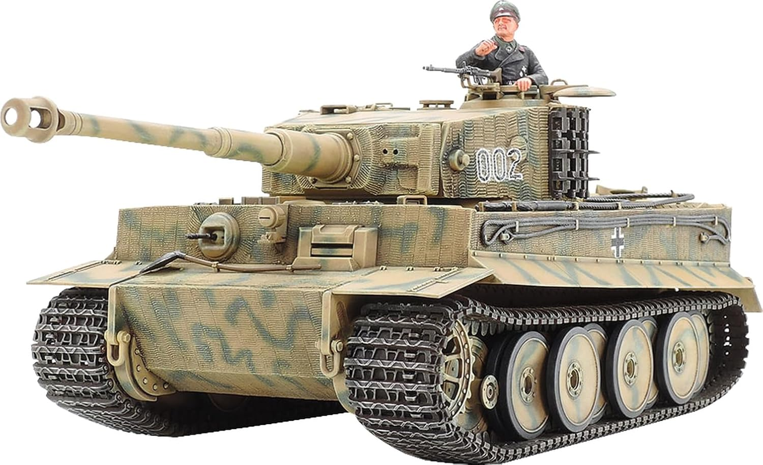 Tamiya Germantiger I MID Production 1:35 Scale Model Kit image number 1