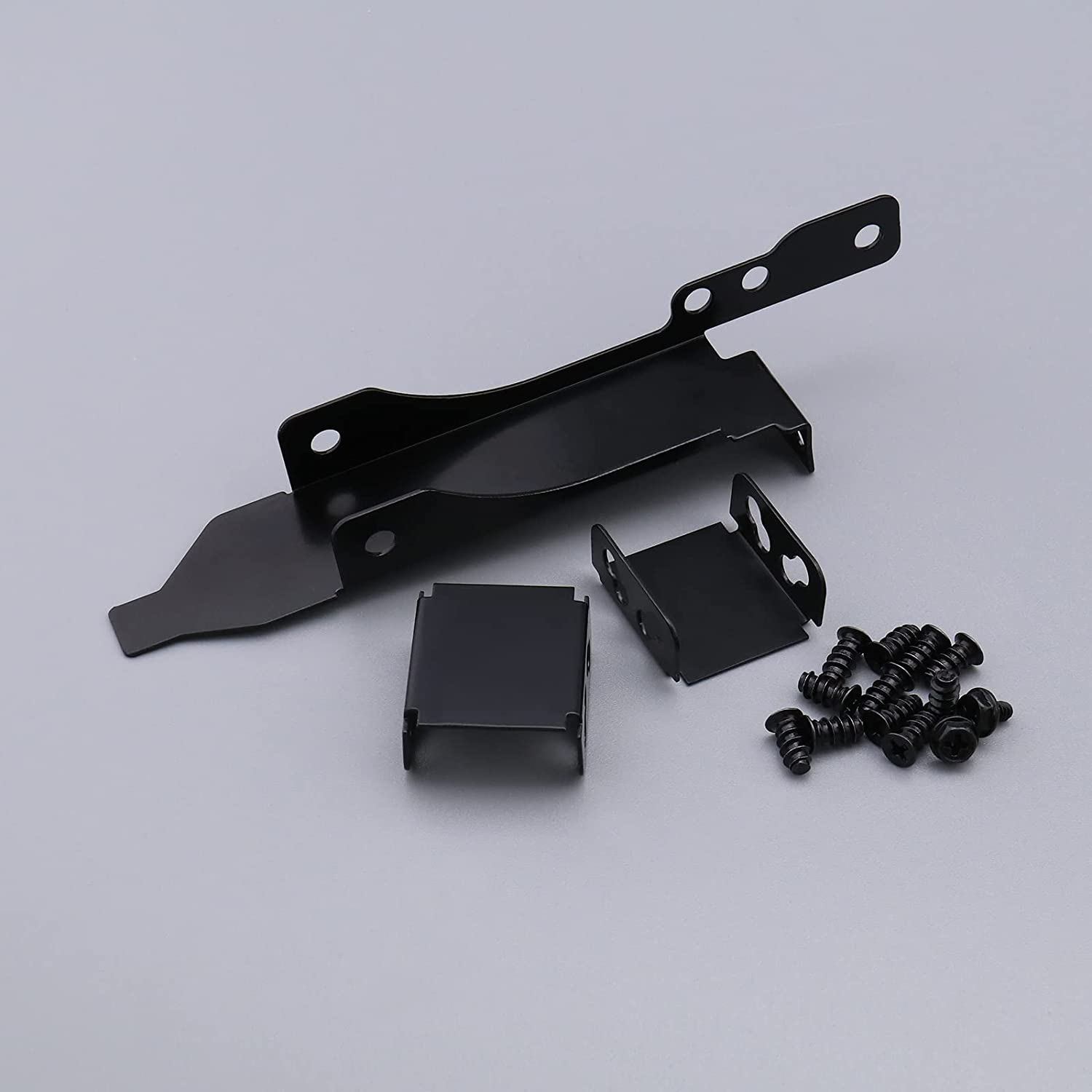 Ecsing PCI Slot Bracket Dual Fan Mount Rack GPU Bracket for Mounting One/Two 120Mm Computer Case Fans Computer Radiator Holder Black Metal image number 3