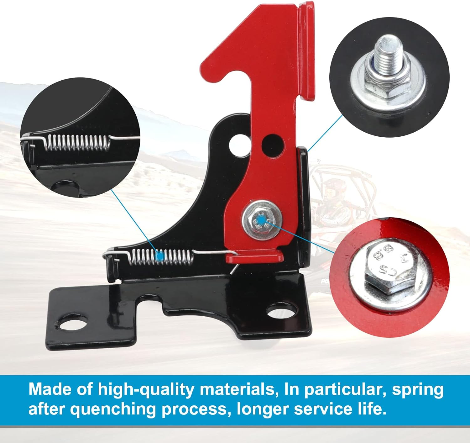 Parking Brake - Spring Parking Brake Accessories Kit Compatible with Polaris Rzr All Model Polaris Ranger 800 900 1000 Turbo Turbo S image number 3