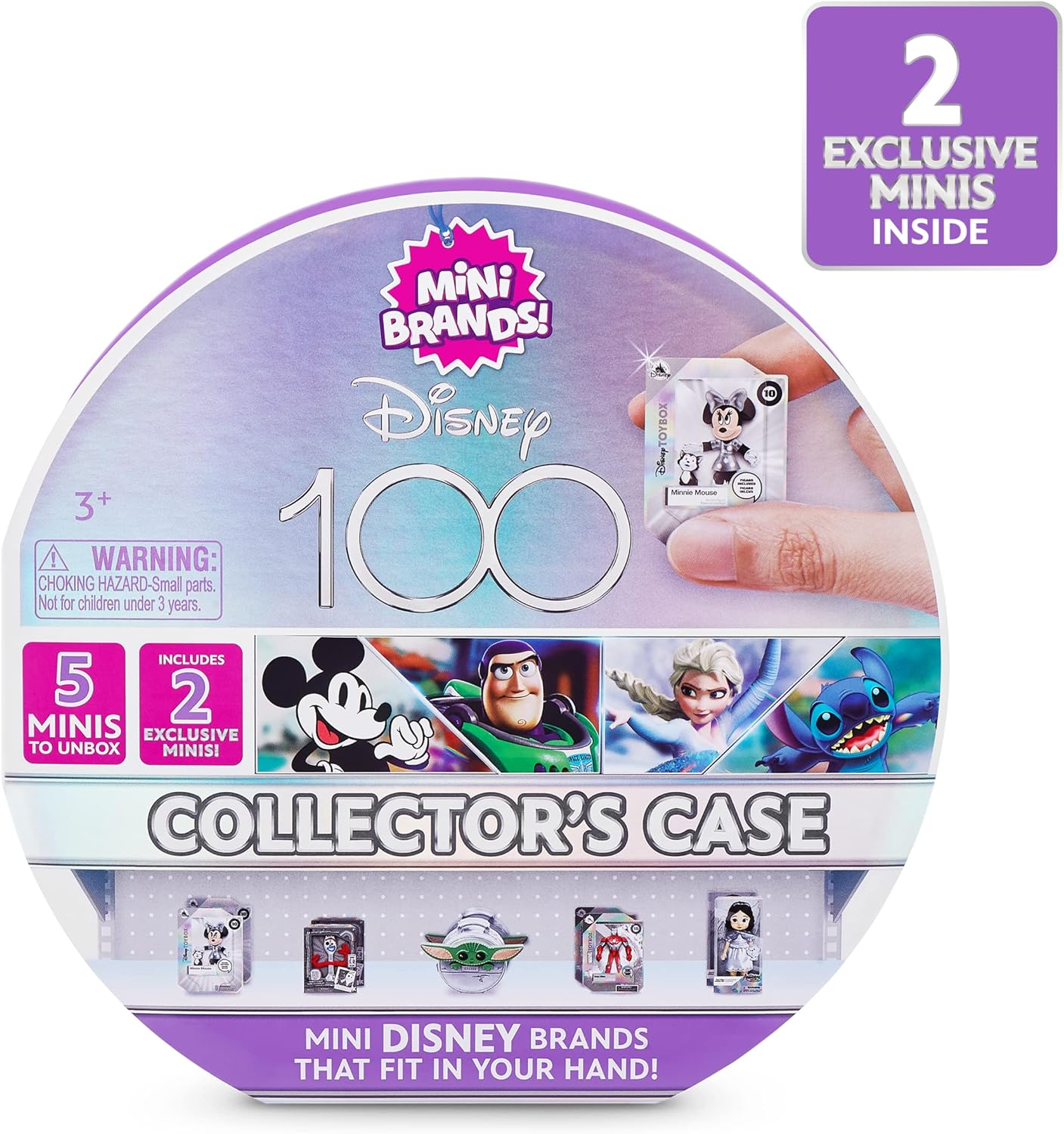 Disney Platinum 100 Years of Wonder, Mini Brands Limited Edition Collector'S Case, Store and Display 100Th Anniversary Surprise Collectible Toys image number 1