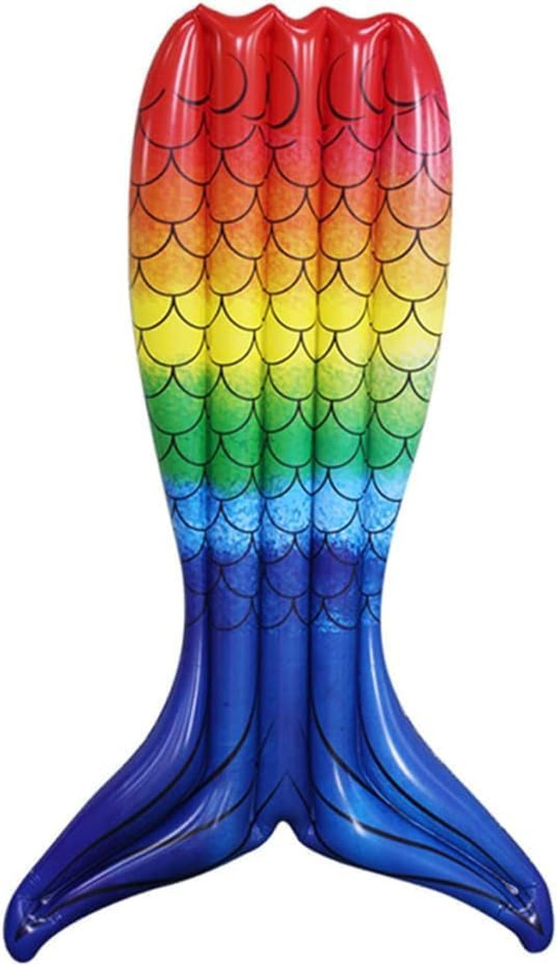 Pool Toy, Inflatable Water Hammock Swimming Chair - Leak-Proof Design Inflatable Fish Tail Made of Thickened PVC Floating Range image number 1