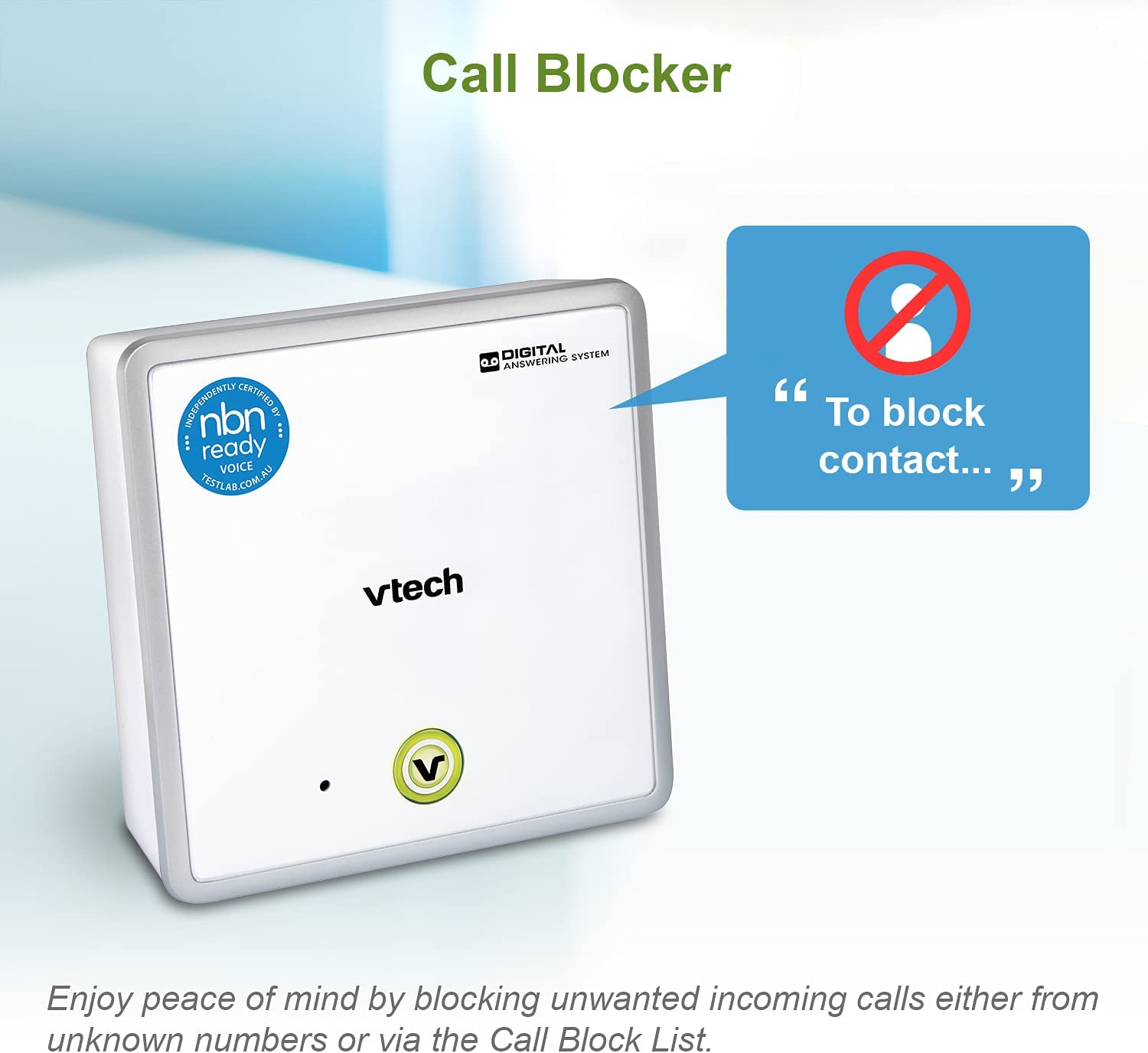 Vtech Comfort Cordless Bundle - NBN Ready Phone System - 2 Handsets - White image number 4