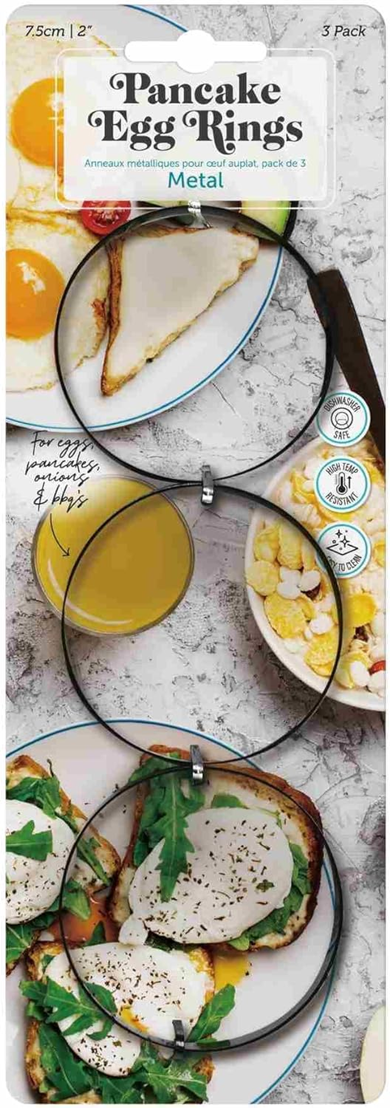 UBL Metal Egg Rings (3 Pieces)