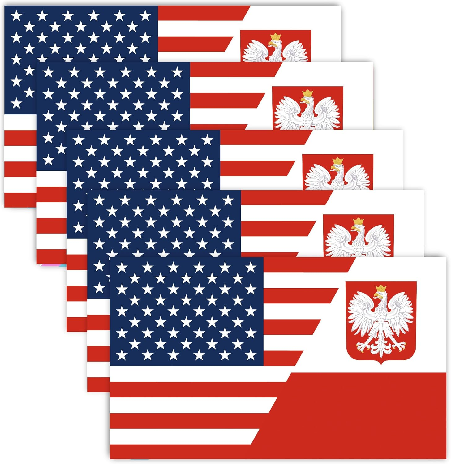 5 PCS Everyone Is Welcome Here Progress Pride Flag Sticker,Lgbtq Rainbow Banner Decal for Car Bumper Window Laptop