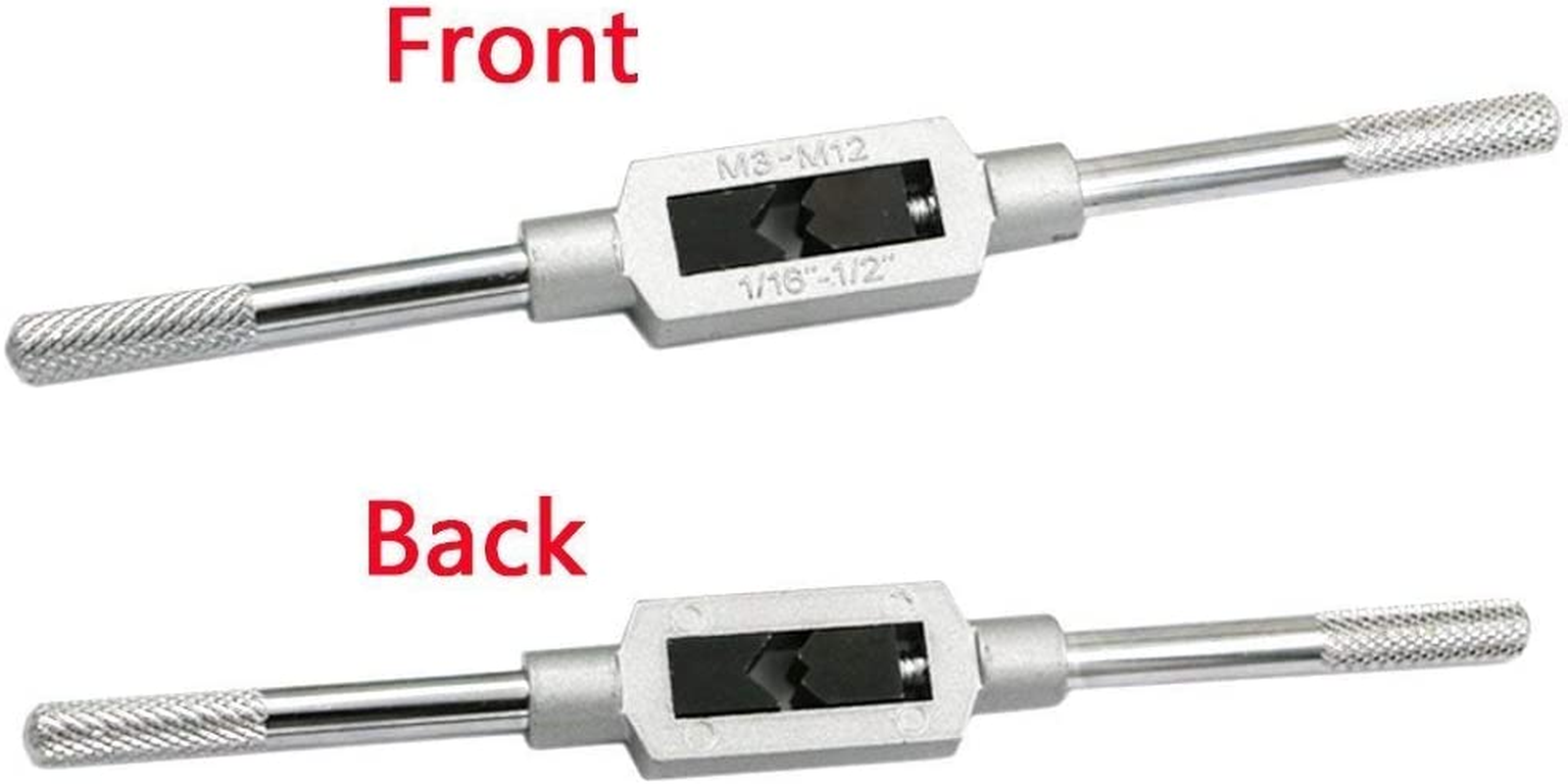 M3-M12 1/16"-1/2" Tap Capacity Nonslip Adjustable Tapping Handle Wrench