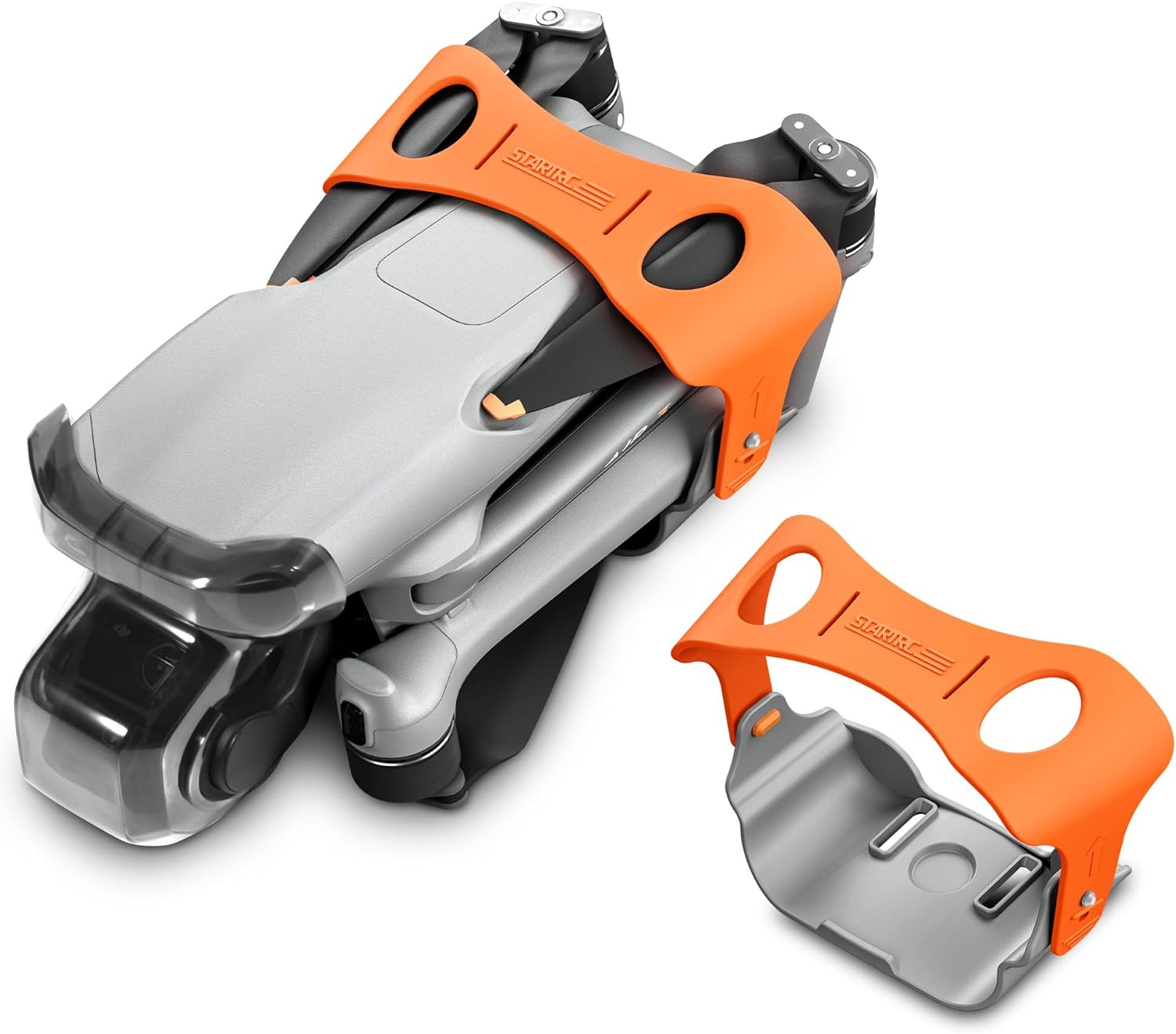 STARTRC Propeller Mount for DJI Air 3S/Air 3, Propeller Protection Strap for DJI Air 3S/Air 3 Drone Propellers, Protective Stabilizer and Propeller Fixer (Upgrade), Orange image number 4