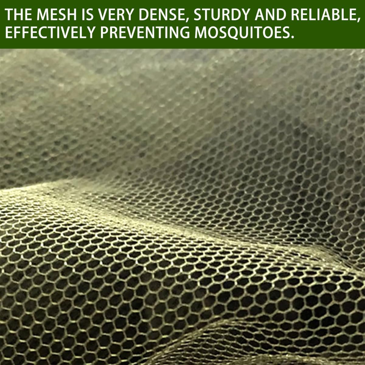 AIMALL Outdoor Single Folding Bed Mosquito Net, Army Green, Light & Breathable, Ultra - Fine Mesh, 2 Sizes image number 6