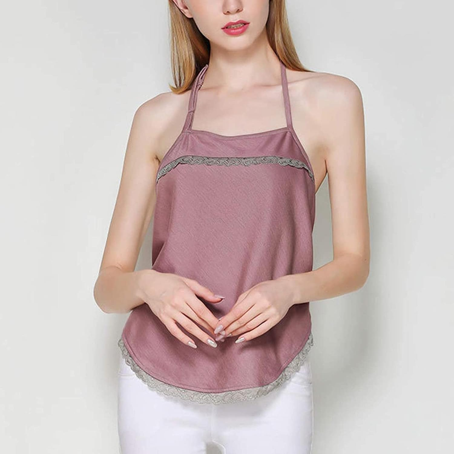 Maternity Wear, Protection Apron Wifi 5G Anti-Radiation Shield Tanks,Silver,M(Xxl) image number 5