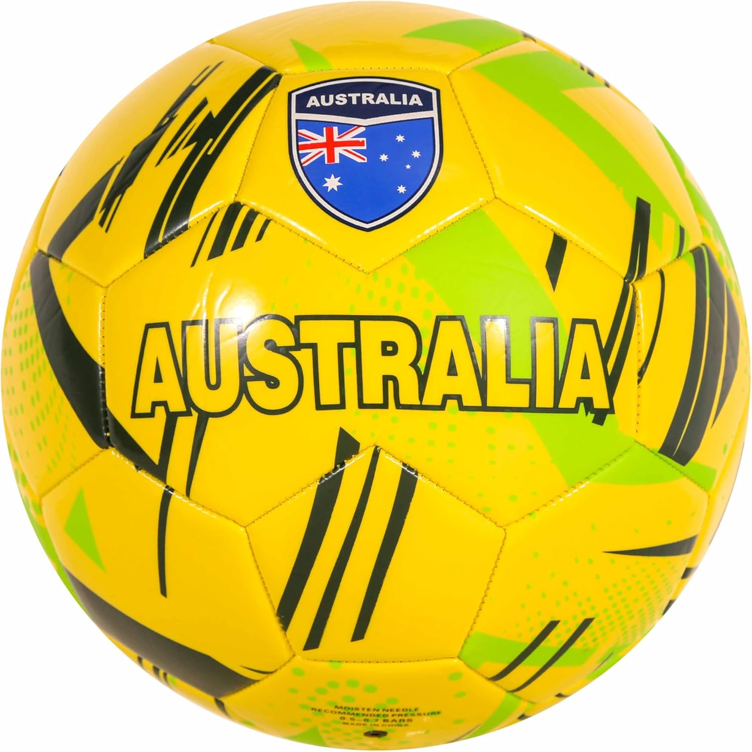 CLASICO Australia Soccer Ball, Size 5, Training Ball, National Ball, Designed for Games and Training, with Pump image number 3
