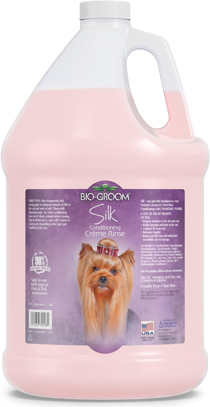 Bio-Groom Silk Cr&egrave;me Rinse Conditioner 355Ml, 12-Ounce image number 6