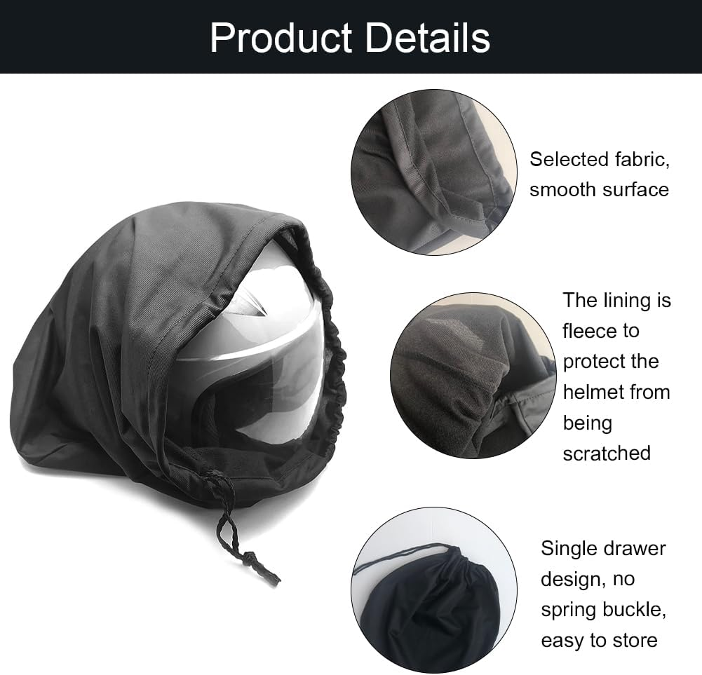 Bavooty Helmet Bag, Universal Helmet Bag, Helmet Backpack Bag, Helmet Protection Helmet Bag, Drawstring Backpack Bag, Bicycle Helmet Bag, Portable Backpack, Bag Helmet Bag with Drawstring, 52 X 46 Cm image number 6