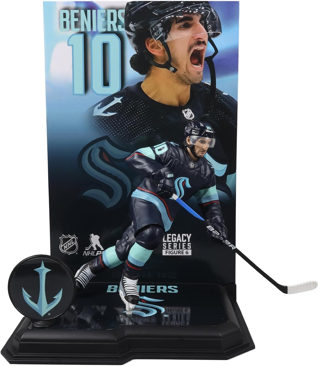 Mcfarlane Toys - Matty Beniers (Seattle Kraken) NHL 7In Posed Figure, Mcfarlane'S Sportspicks image number 6