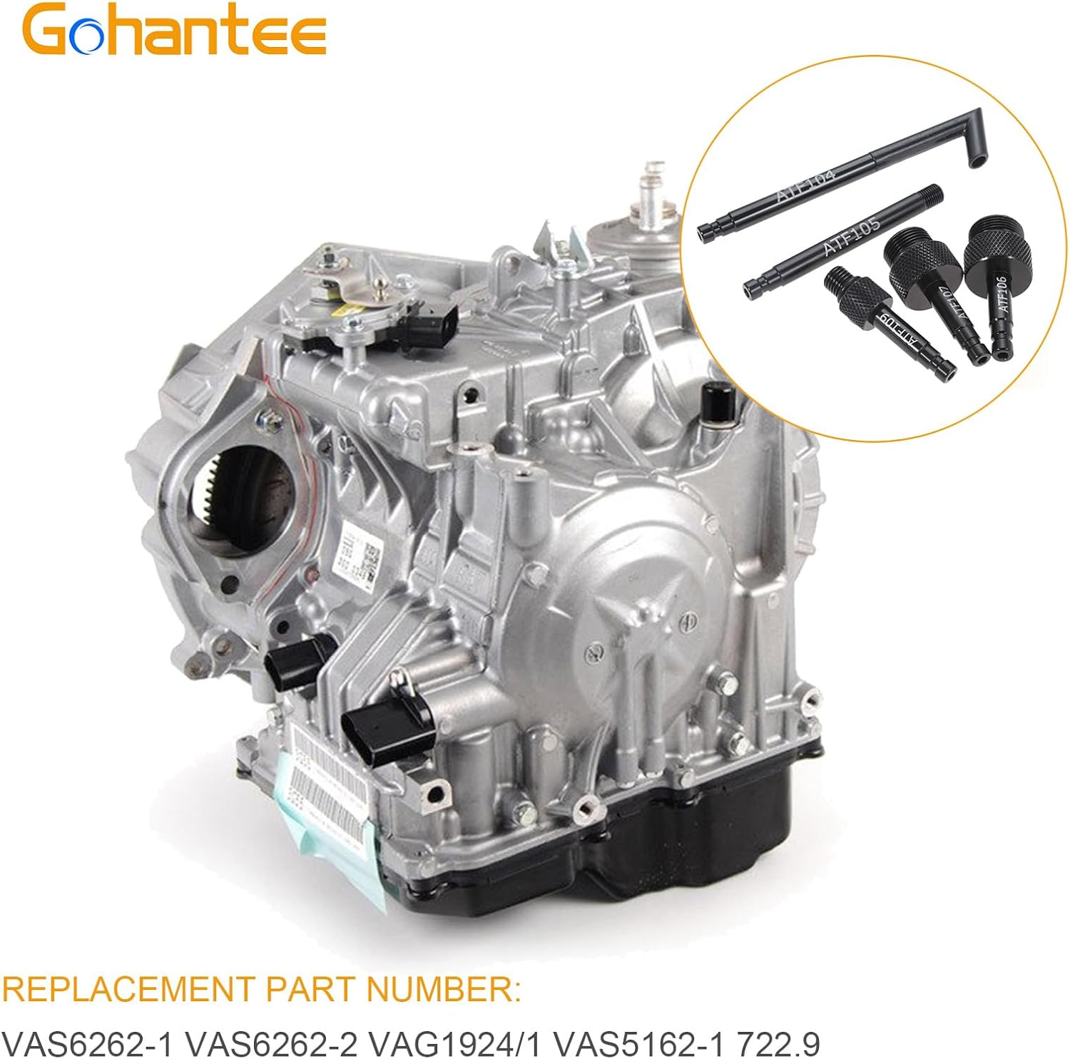 Gohantee Transmission Automatic Fluid Oil Filling Filler Adapter Fit for VW Audi 09G 01J 722.9 CVT DSG ATF Benz 722.9