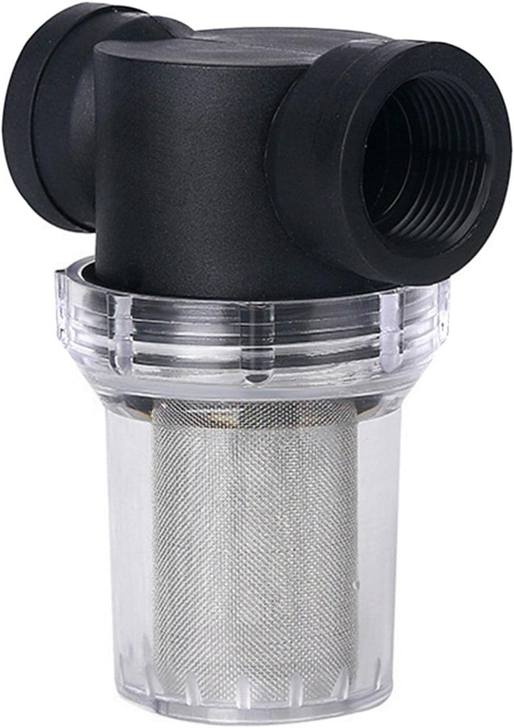 EKDJKK 1 Inch Inline Mesh Strainer, Water Pump Strainer, Garden Hose Sediment Filter, Water Pump Filter, Pipeline Sprayer, Fits for RV Water Tank Pressure Washer Outdoor Hose, 40 Mesh image number 3