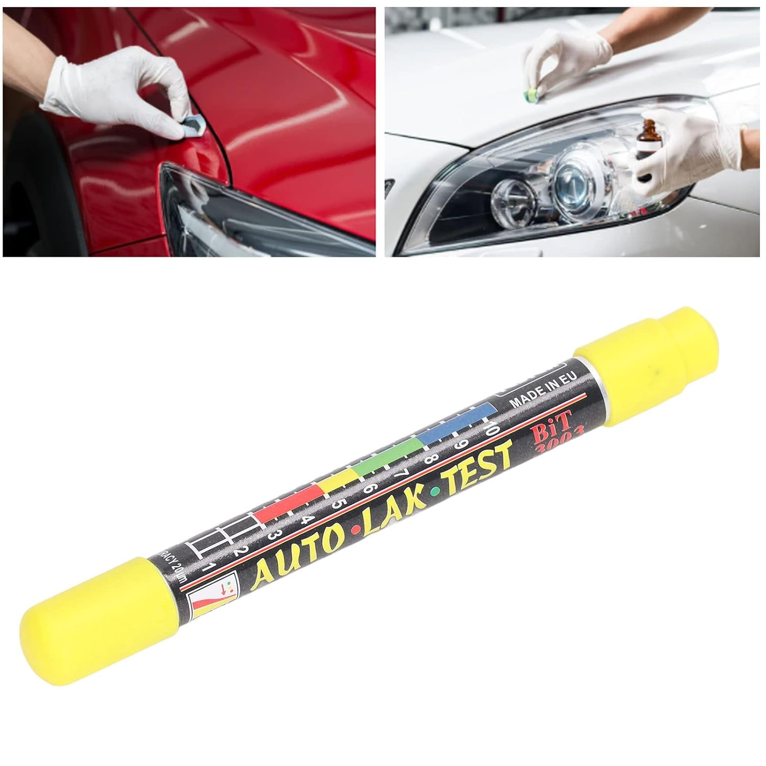 Paint Thickness Car Body Damage Detector Pen Type Paint Coating Tester Car Coating Test Pen Magnetic Tip for Automobile image number 4