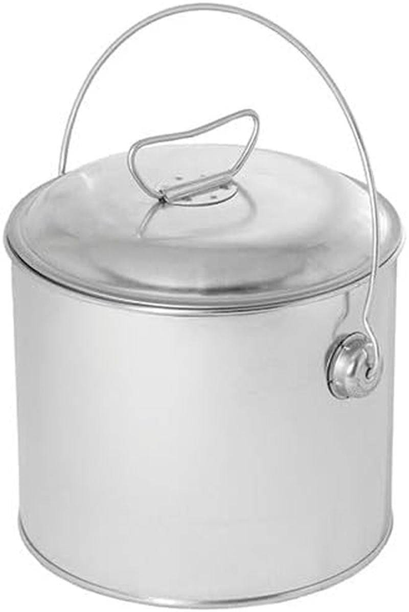 Campfire Tin Billy Can with Lid, 1.5 Litre Capacity