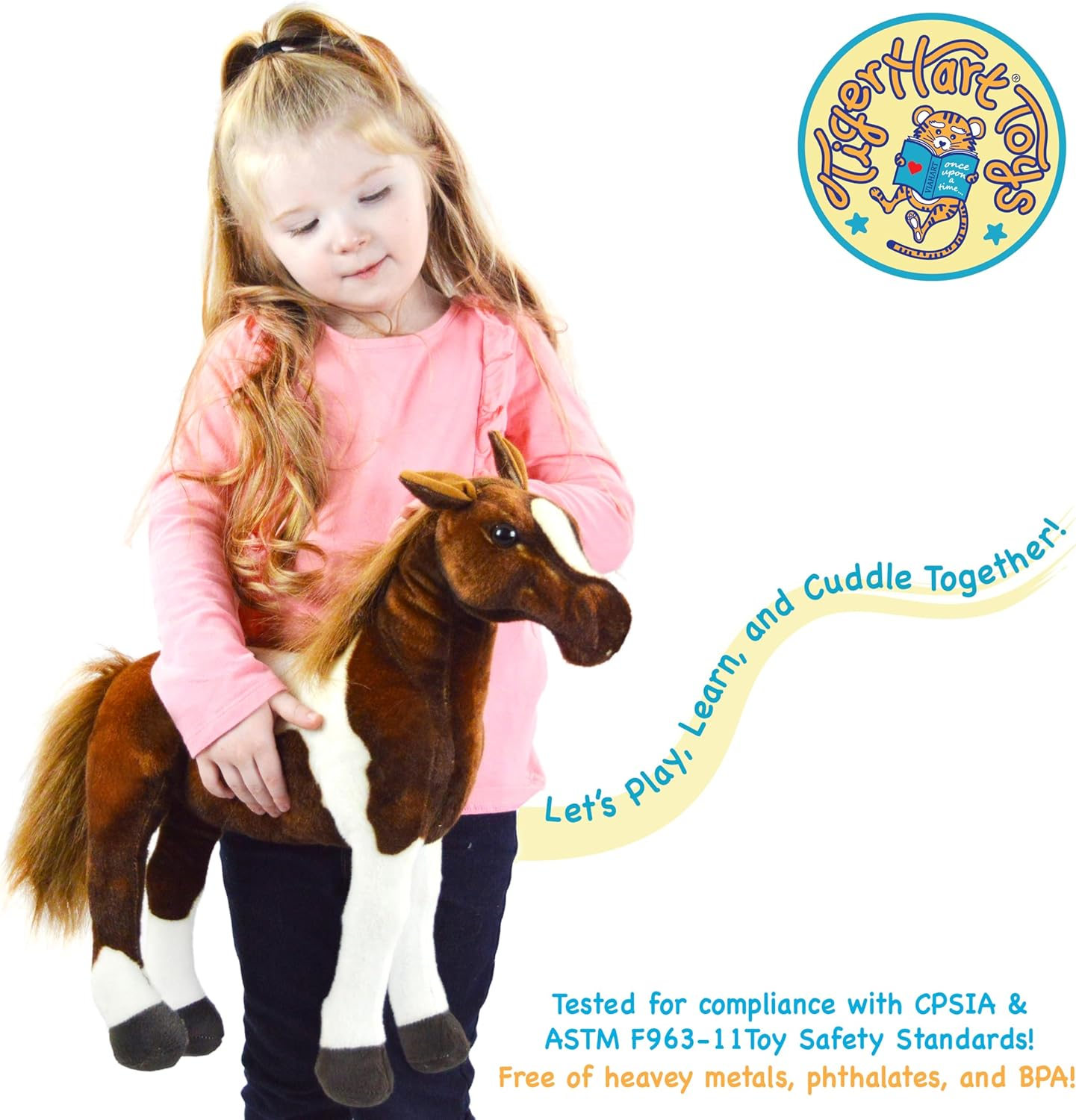 Hanna the Horse - 16 Inch Stuffed Animal Plush image number 2