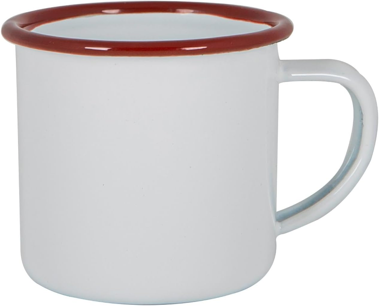 Argon Tableware Espresso Cups - 130Ml - Pack of 6 - Red Small Metal Insulated Coffee Mugs Lightweight Camping Cups for Drinking Tea, Hot Chocolate, Coffee image number 1