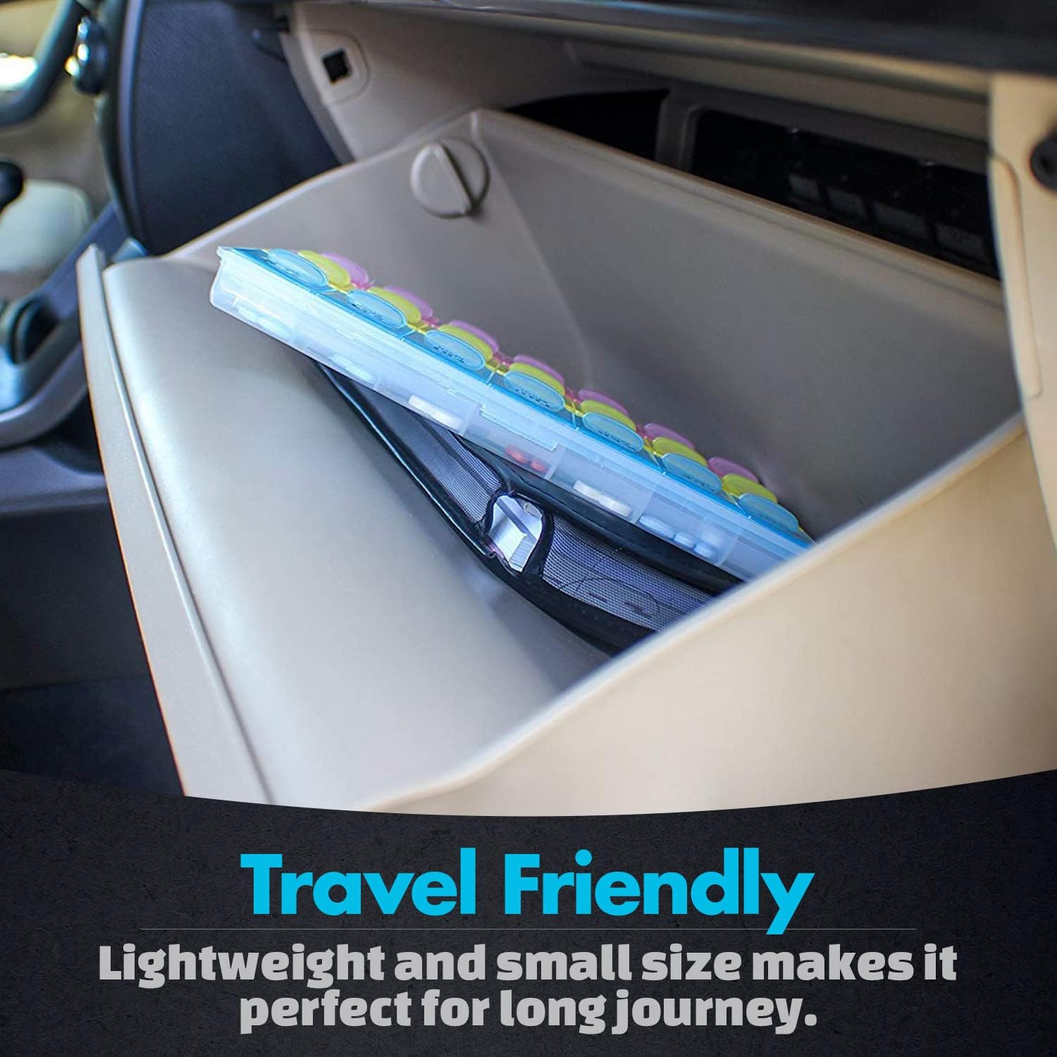 Medca Weekly Pill Organizer, Three-Times-A-Day, 1 Pill Organizer