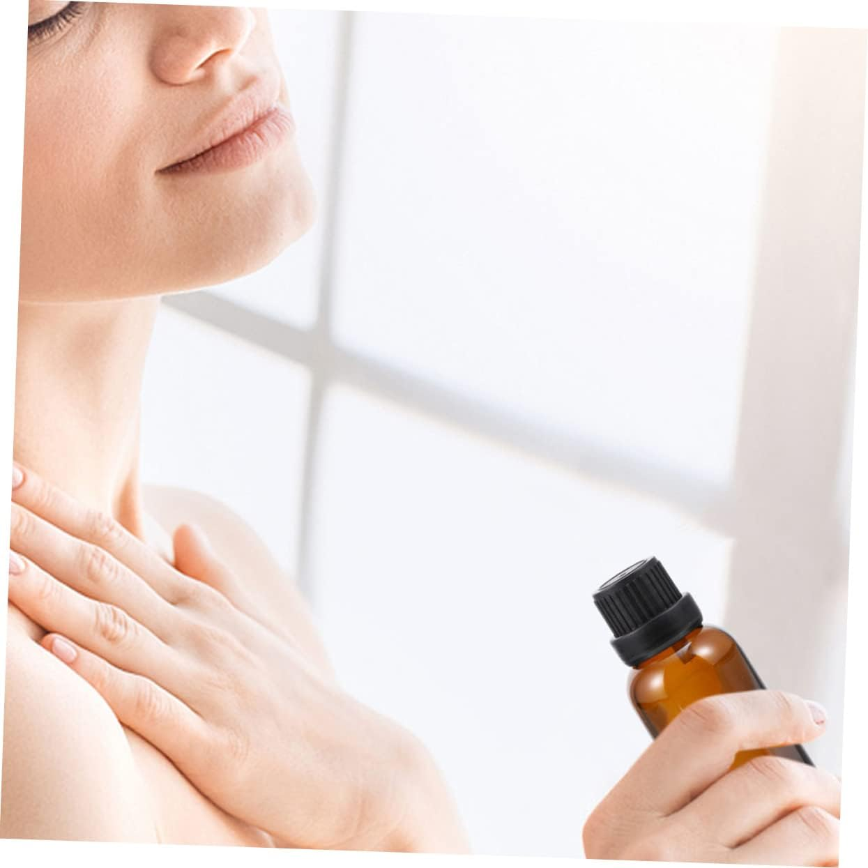 Beavorty 10Pcs Essential Oil Glass Bottles Perfume Container for Aromatherapy Massage Oils Cosmetics View for Easy Filling and Tracking image number 7