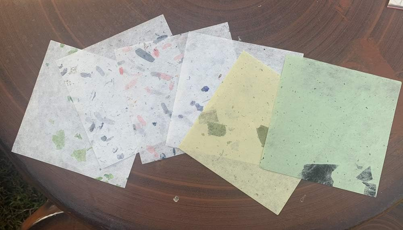 Mulberry Paper 50 Sheets Square Origami Paper Arts Folding Craft Decoration Paper for DIY Crafts image number 2