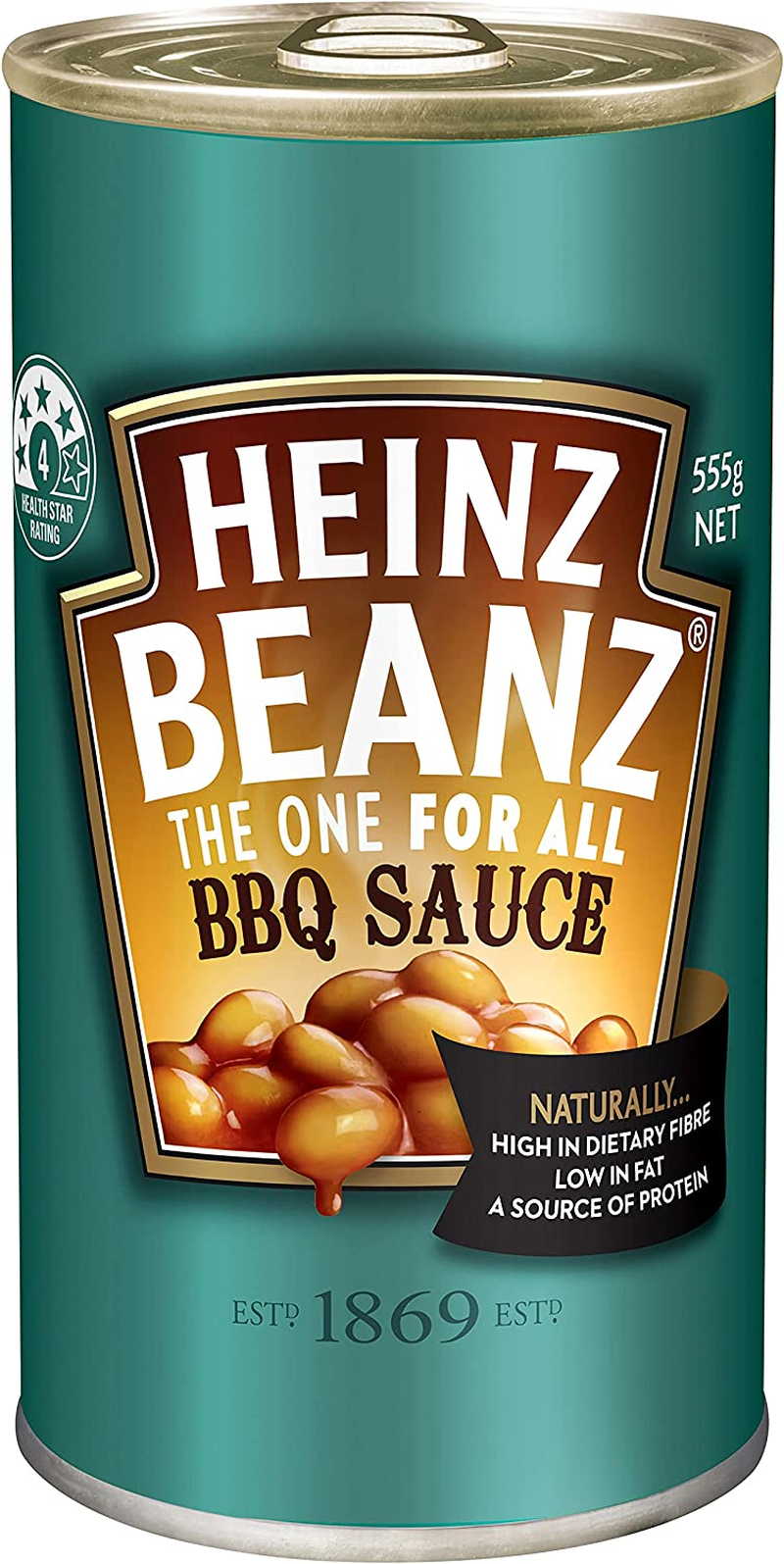 Heinz Canned Baked Beans in BBQ Sauce image number 1