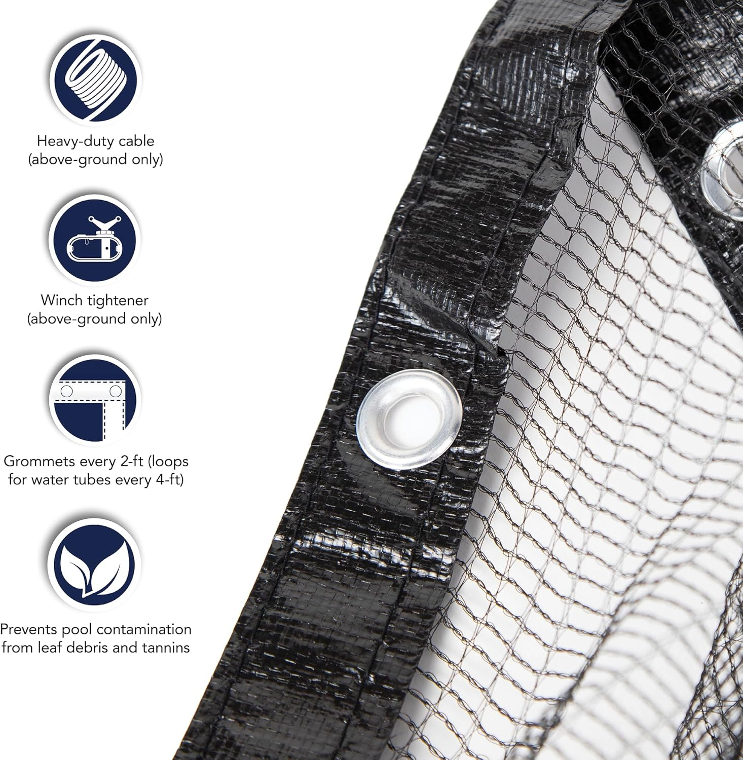 Blue Wave 16-Ft X 24-Ft Rectangular Leaf Net in Ground Pool Cover image number 1