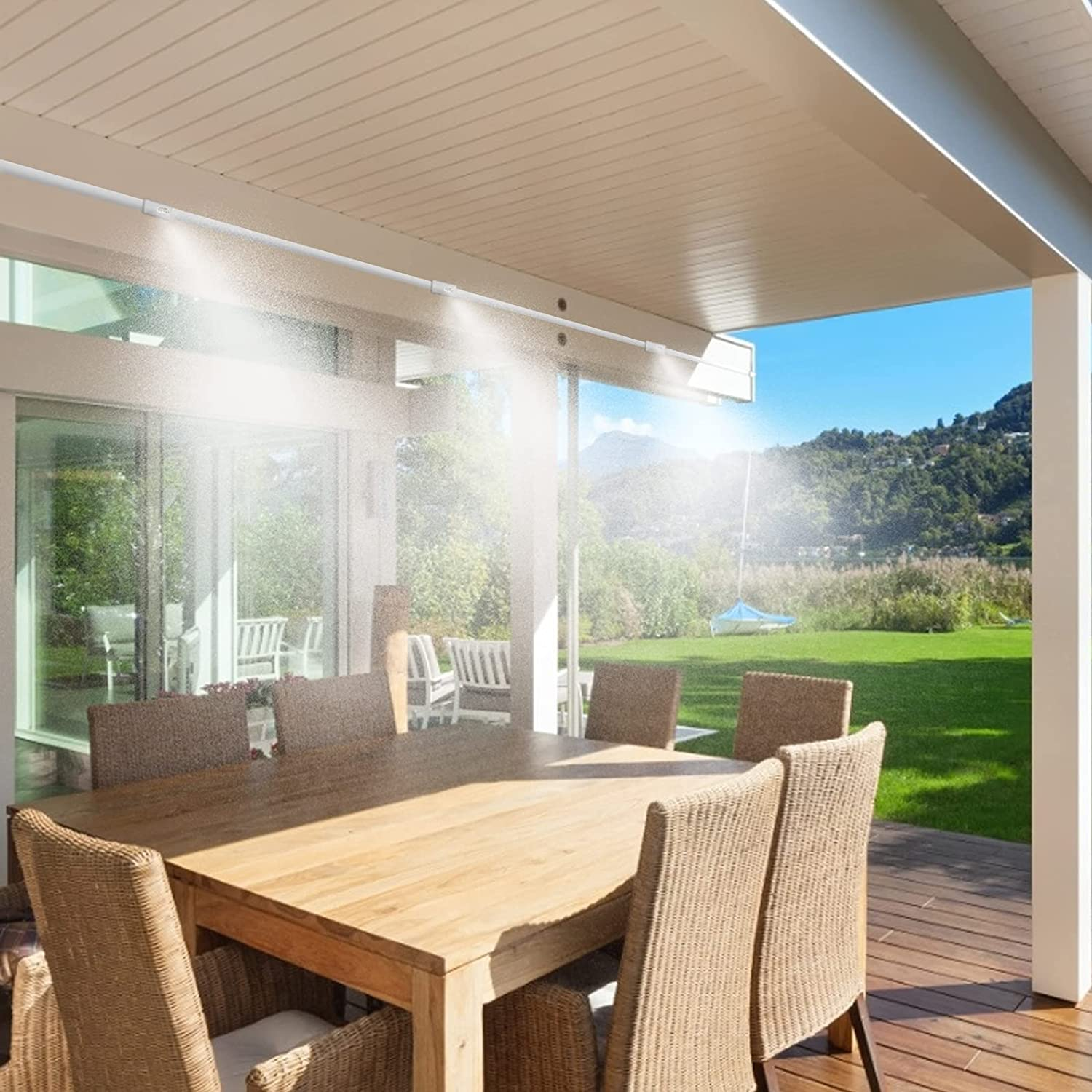 Misting Nozzles for Outdoor Cooling System Outdoor Cooling Nozzle, UNC 10/24 Brass Misting Nozzles 0.012" Orifice (0.3Mm), 30 Pcs image number 1