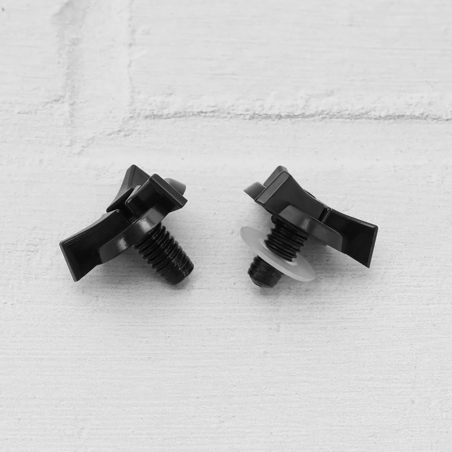 12Pcs Motorcycle Helmet Screws Plastic Fixing Screws with Washers Helmet Visor Screws Motorcycle Helmet Replacement Parts, Black image number 3