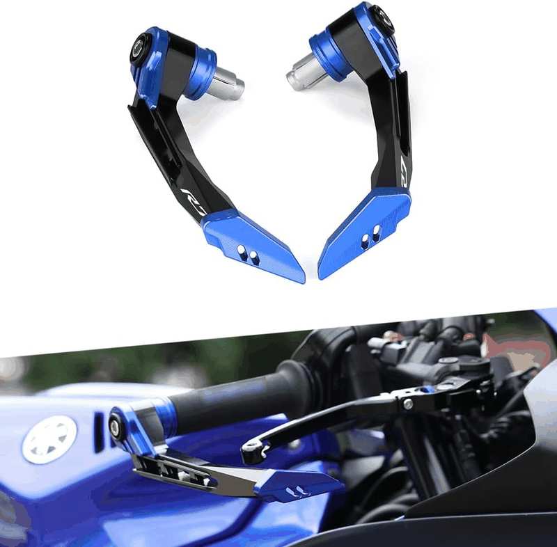 Modeer Handguards for YZF-R7 Motorcycle Handlebar Grips Guard Brake Clutch Levers Protector Accessories (Blue)