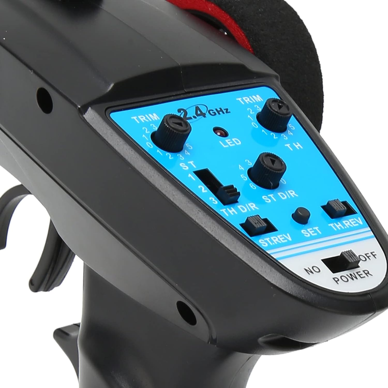 RC Transmitter and Receiver 3 Channel 2.4Ghz Radio Control with Speed ​​Adjustment Remote Control for RC Crawler Drifting Buggy Cars and Boats image number 4