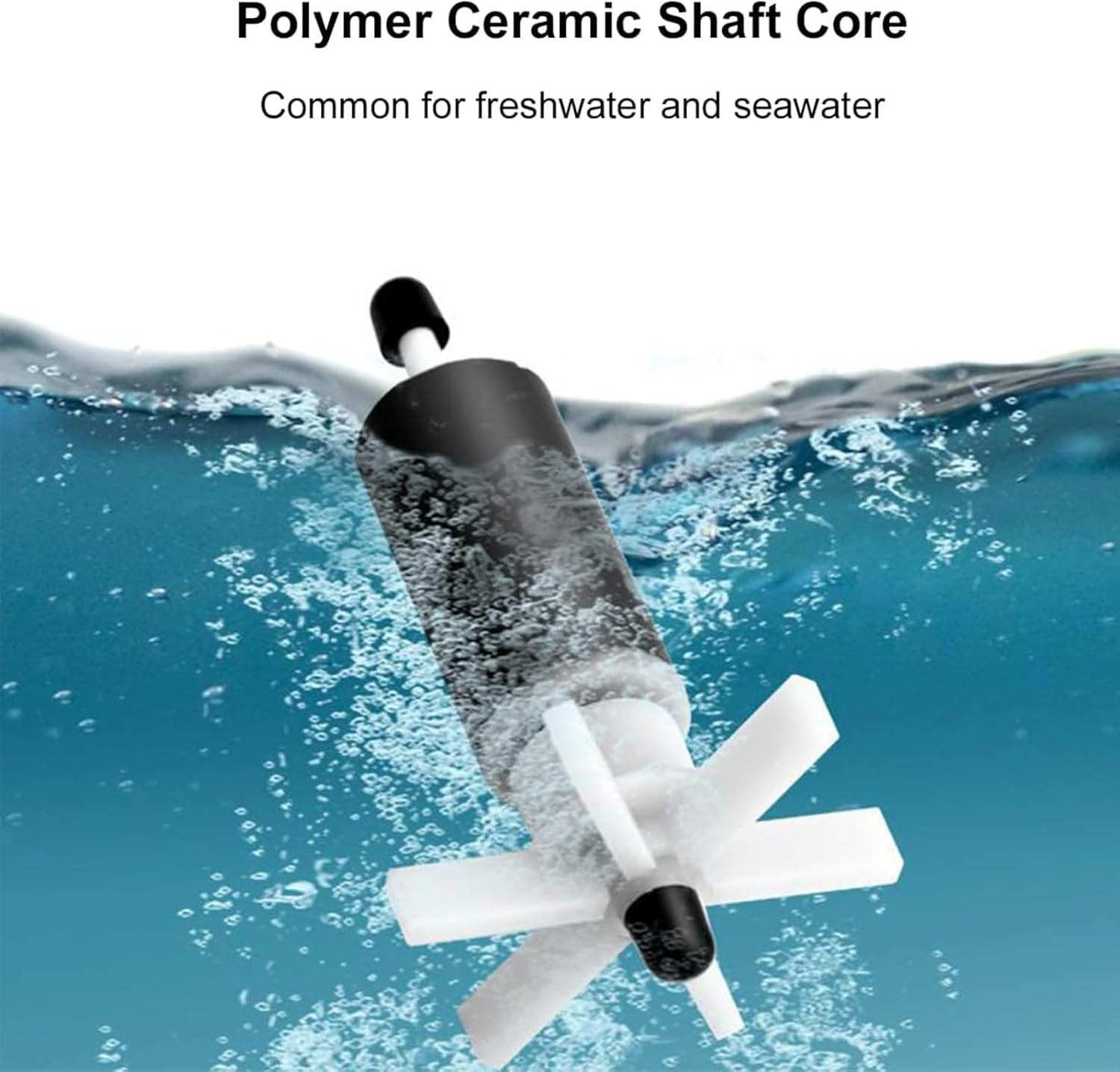 Pump Impeller and Shaft for Hydro Jet, Submersible Pump Rotor Impeller with Stainless Steel Shaft, Replacement Magnetic Filter for Lay Z Spa image number 4