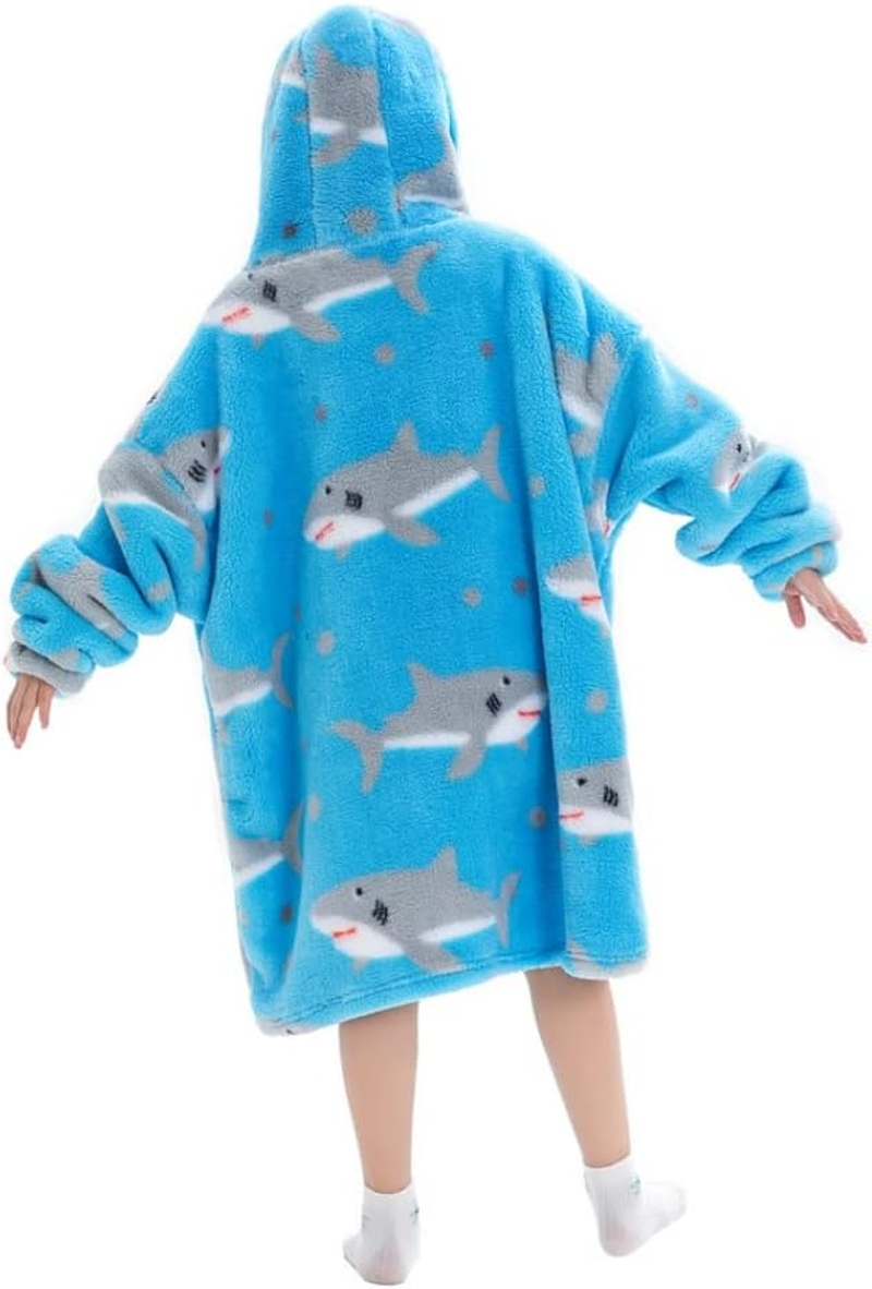 Costume Bay Oversized Wearable Blanket Hooded Fleece Hoodie Comfy Giant Warm Sweatshirt Ultra Plush with Front Pockets image number 5