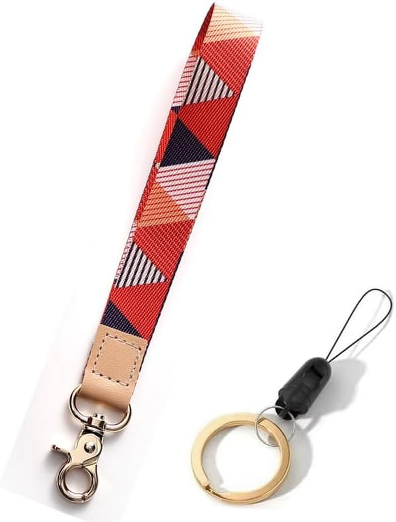 Wrist Lanyard Key Chain, Cute Wristlet Strap Keychain Holder for Women Men Car Keys ID Badges Card Wallet Phone Camera image number 1