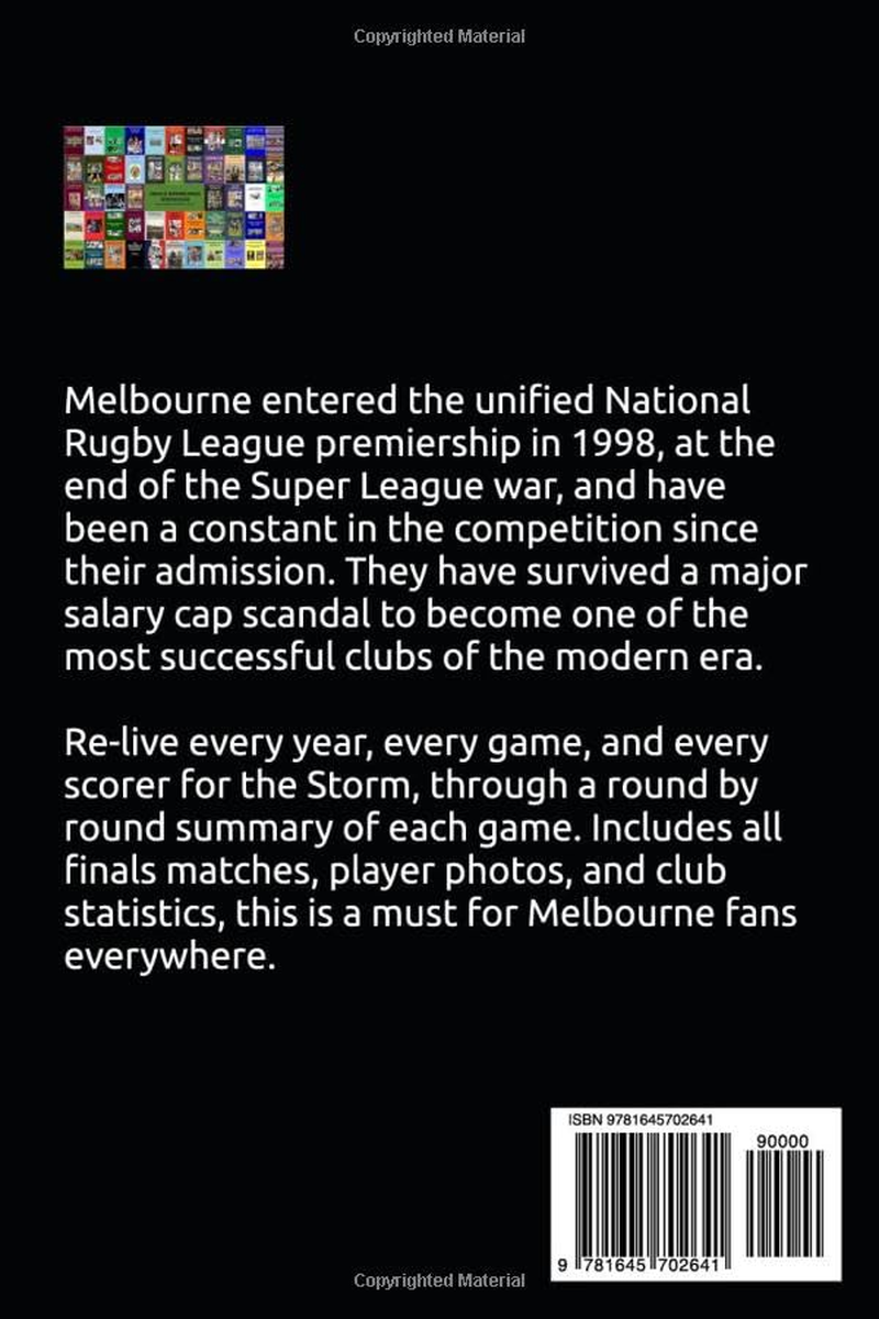 Melbourne Storm: All the Scores