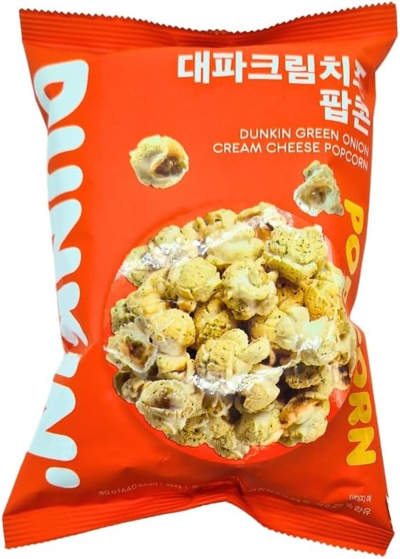 Dunkin Green Onion Cream Chesse Popcorn 80G image number 3