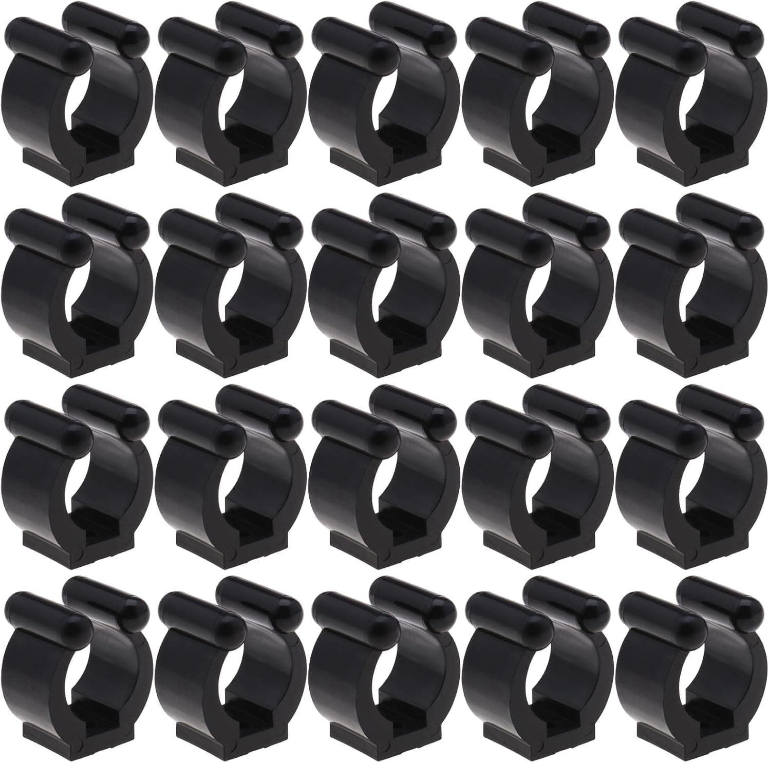 WADY Fishing Pole Rod Holder Clips - 20 Pieces Rubber Clips for Fishing Rods, Billiards and Snooker Cues image number 3