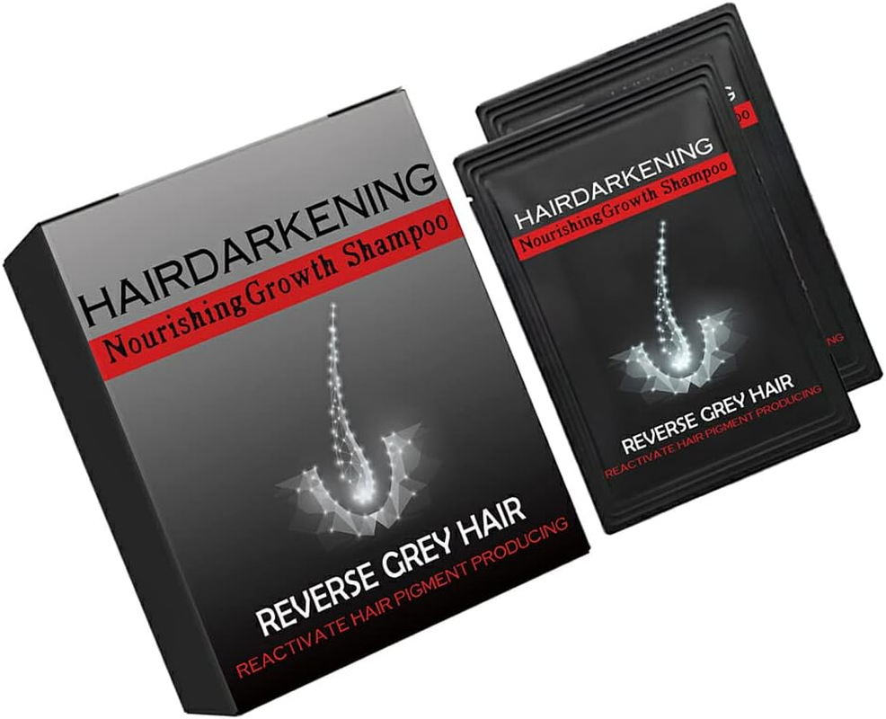 2 Pieces Women Anti-Loss Growth Hair Wash Dyeing Repair Darkening Nourishing Hydrating Hairwash Cleaning Tool image number 1