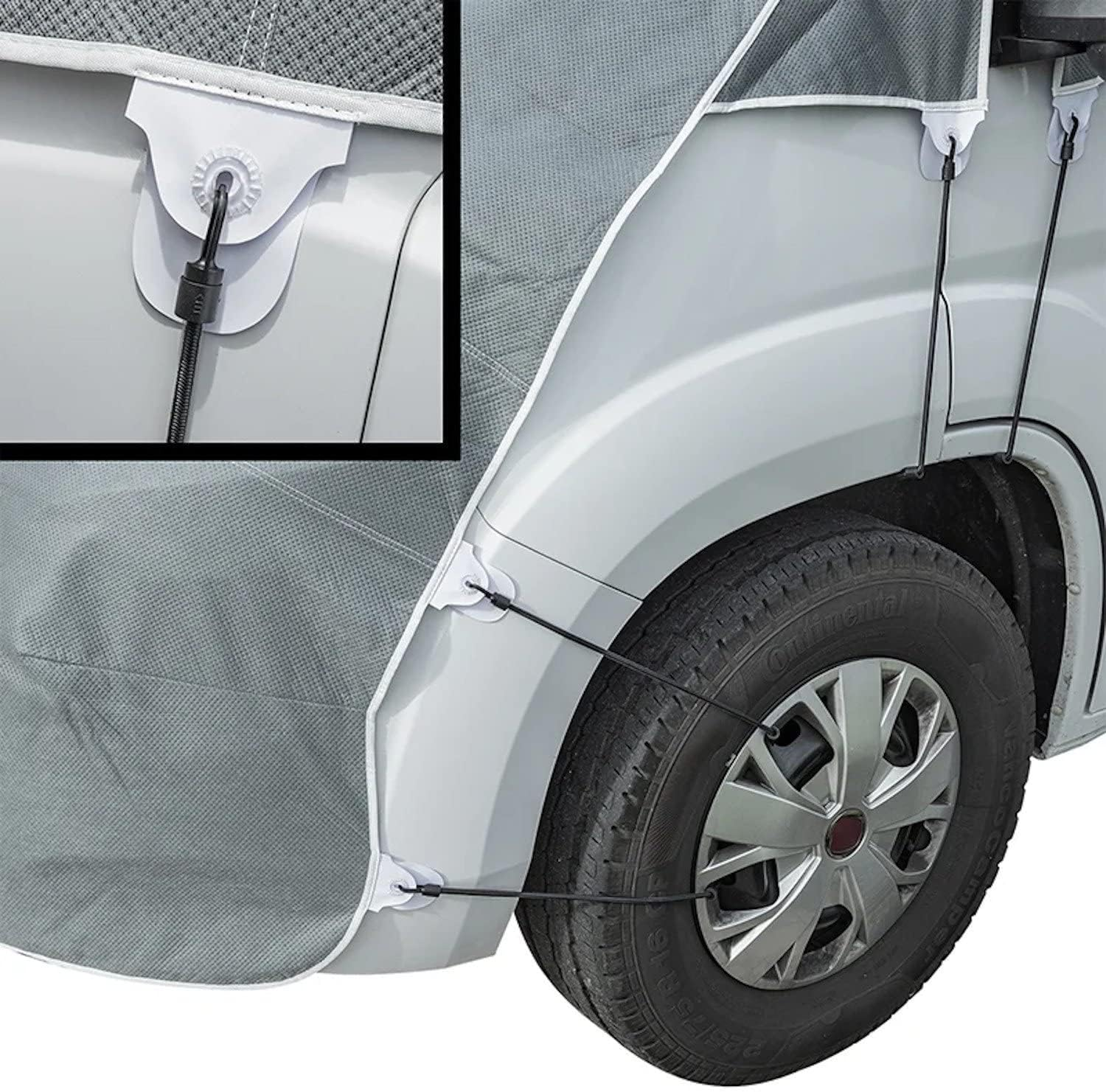 Proplus 610682 Front Screen Cover Woven for Fiat Ducato Motorhome from 06-2006 image number 3