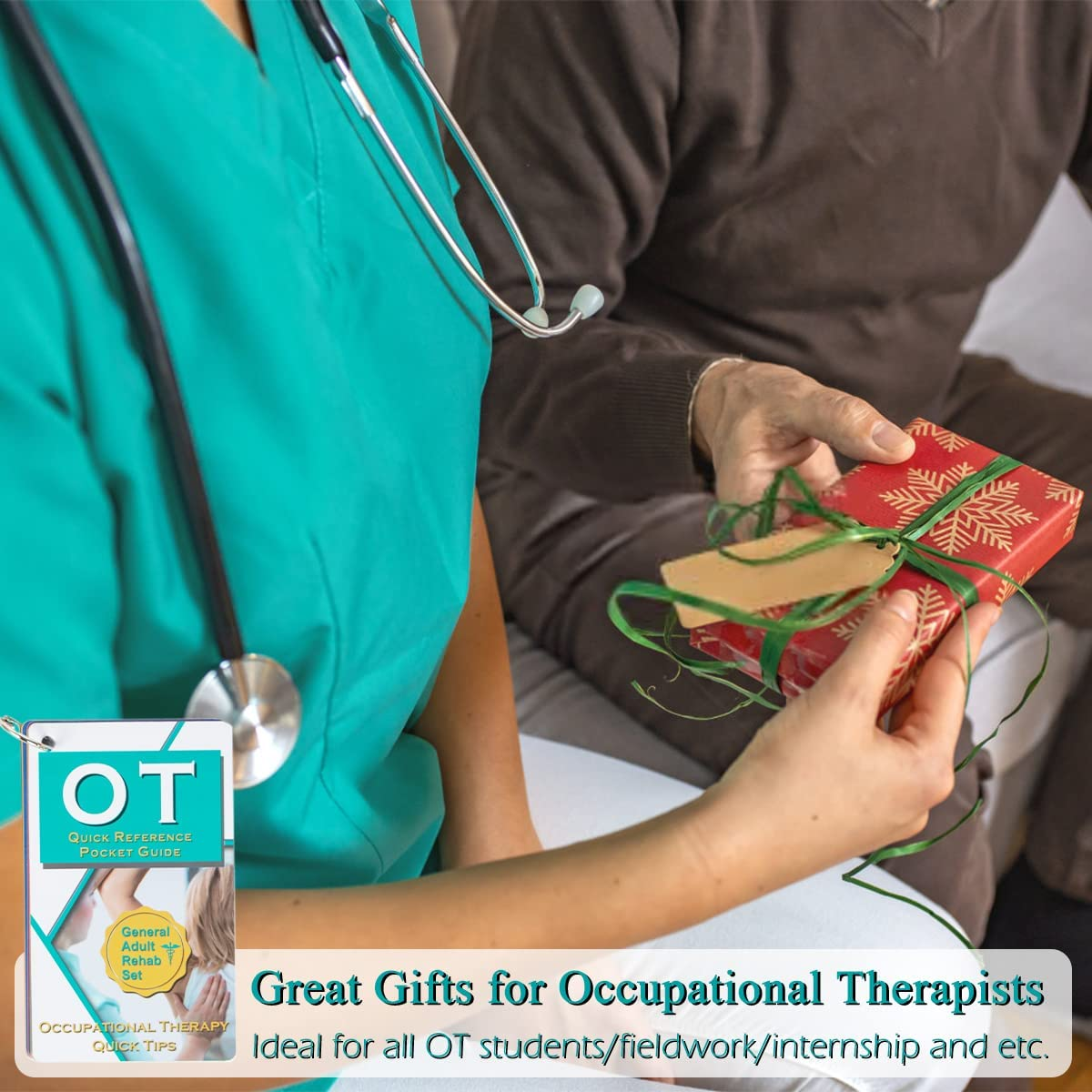 Uniarea Occupational Therapy Reference Pocket Guide - Must Have OT Resource, 32 Pages OT Quick Tips for OT Student Occupational Therapist Gifts, 17 Cards Pocket Sized 3"&times;5" - General Adult Rehab Set image number 5