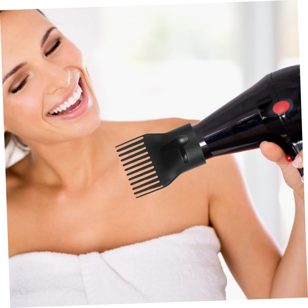 6Pcs Curly Hair Diffuser Attachment Hair Dryer Nozzle for Quick Drying Styling at Home Salon Efficient Heat Distribution image number 4