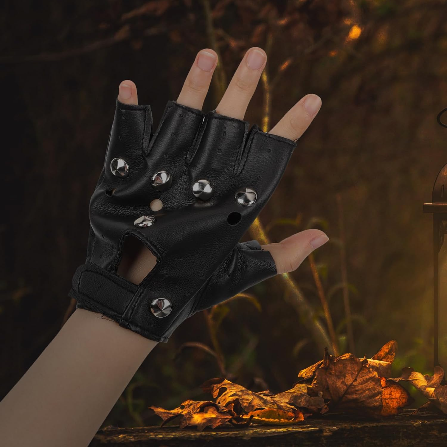 4 Pairs Half Finger Riding Gloves for Motorcycle & Outdoor Activities - Breathable Non-Slip Fitness Gloves