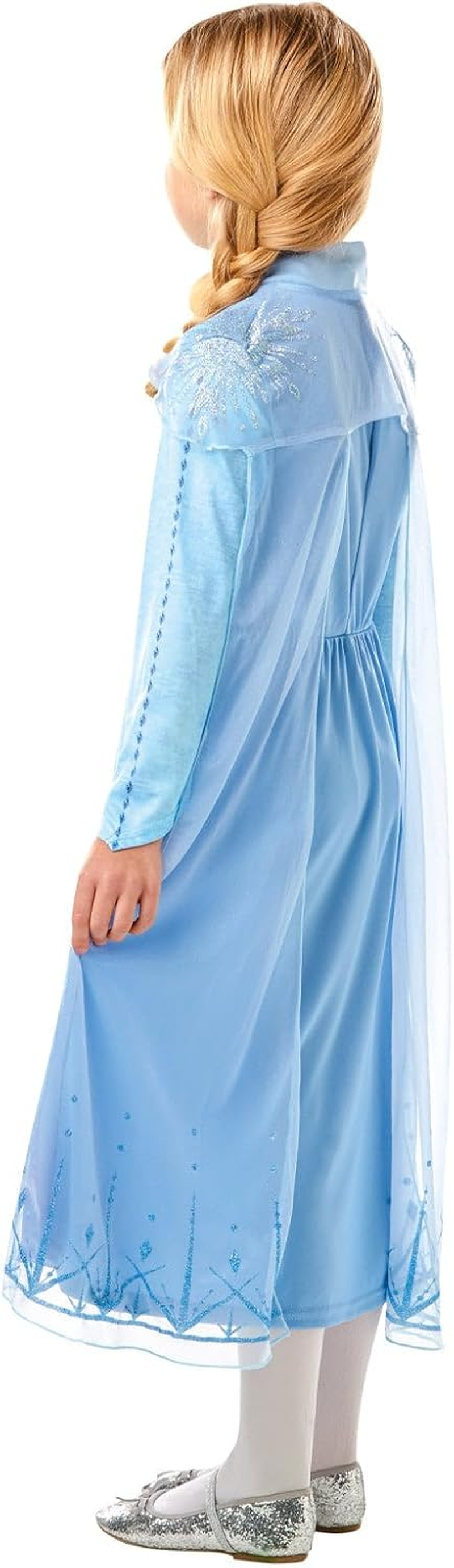 Elsa Deluxe Costume for Kids - Disney Frozen 2 - Medium (5-6 Yrs)