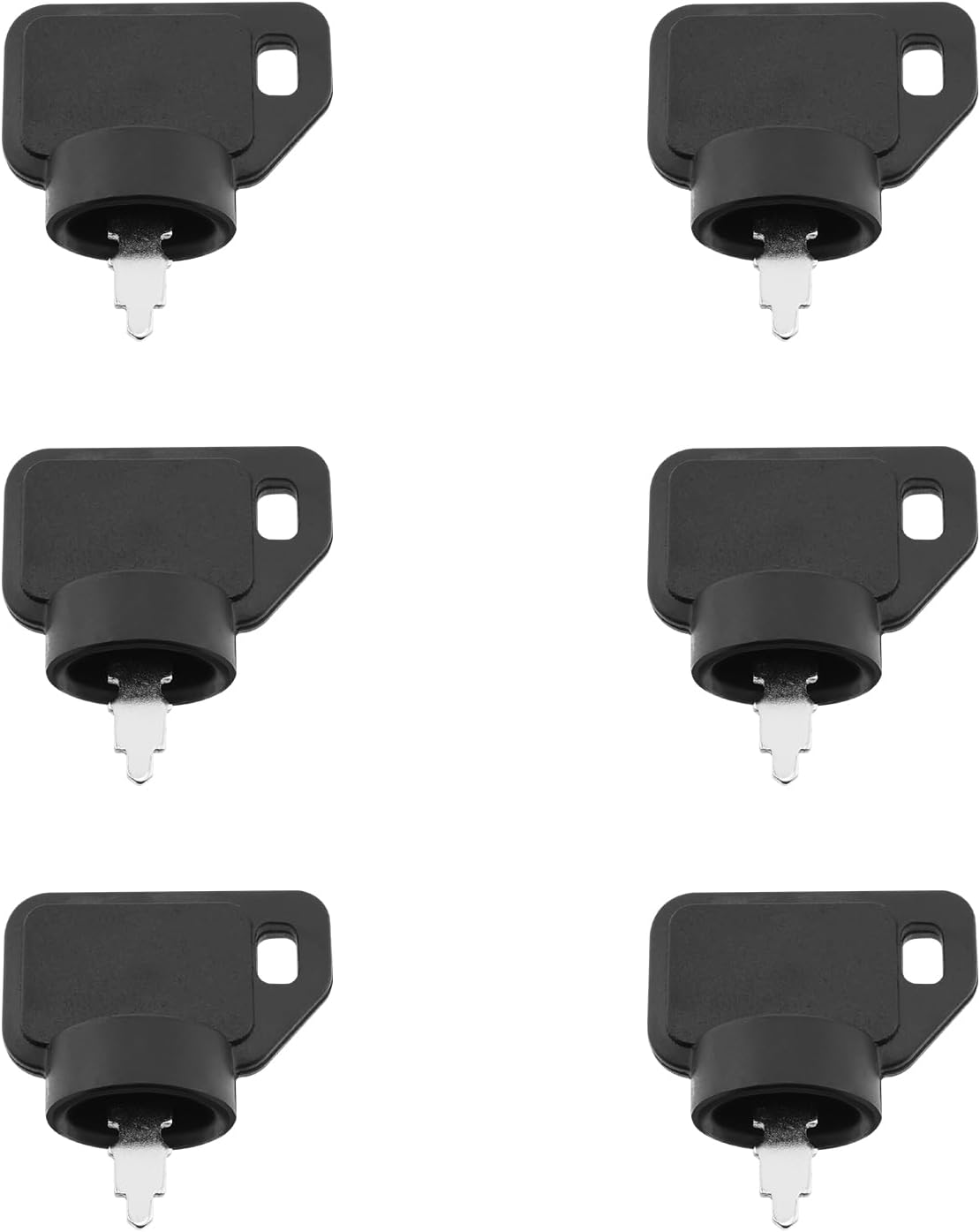 6Pcs Ignition Switch Key Replacement 63-8360 62-7770 103-2106 1-603511 137-4100 Compatible with Toro Compatible with Exmark Compatible with Titan image number 5