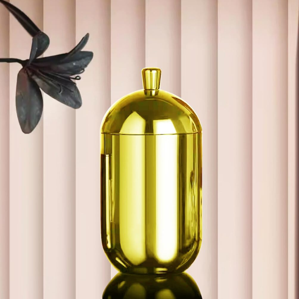 SOLUSTRE Aromatherapy Essential Oil Jar Stainless Steel Lid for Diffuser Bottle for Home Decor and Fragrance Diffusion