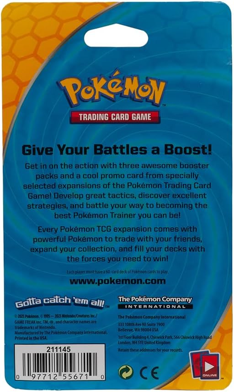 Pokemon TCG: 3 Booster Packs & 1 Random Foil | Includes 3 Blister Packs of Random Cards & 1 Individually Packed Holofoil Promo Card, 097712556710 image number 2